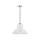 KOHLER K-32261-PE01-SNL Kernen By Studio Mcgee 18" Pendant In Polished Nickel