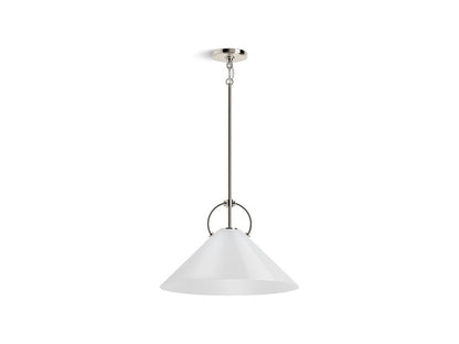 KOHLER K-32261-PE01-SNL Kernen by Studio McGee 18" pendant - Polished Nickel