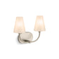 KOHLER K-32256-SC02-BNL Kernen By Studio Mcgee Two-Light Sconce In Brushed Nickel