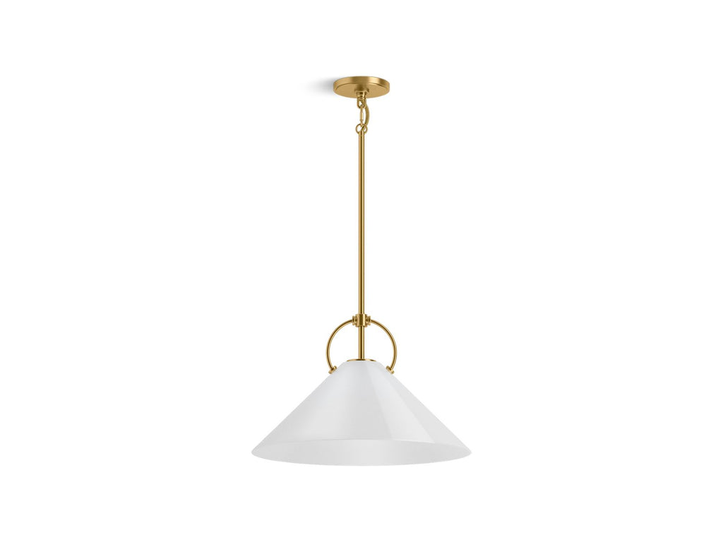 KOHLER K-32261-PE01-2GL Kernen By Studio Mcgee 18" Pendant - Brushed Moderne Brass