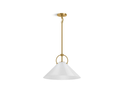 KOHLER K-32261-PE01-2GL Kernen by Studio McGee 18" pendant - Brushed Moderne Brass