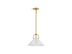 KOHLER K-32260-PE01-2GL Kernen By Studio Mcgee 14" Pendant - Brushed Moderne Brass
