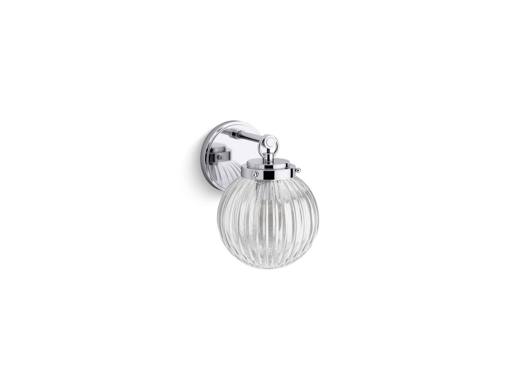 KOHLER K-32252-SC01-CPL Embra By Studio Mcgee One-Light Sconce - Polished Chrome