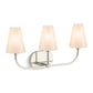 KOHLER K-32257-SC03-SNL Kernen By Studio Mcgee Three-Light Sconce In Polished Nickel