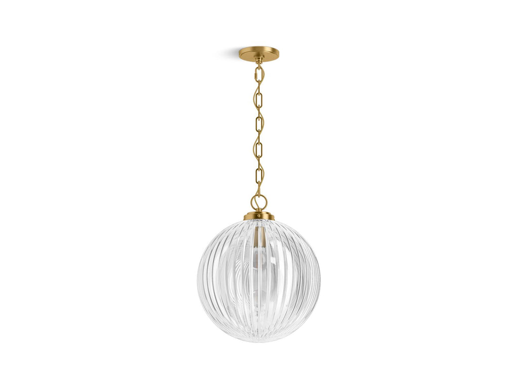KOHLER K-32259-PE01-2GL Embra By Studio Mcgee 14" Pendant - Brushed Moderne Brass