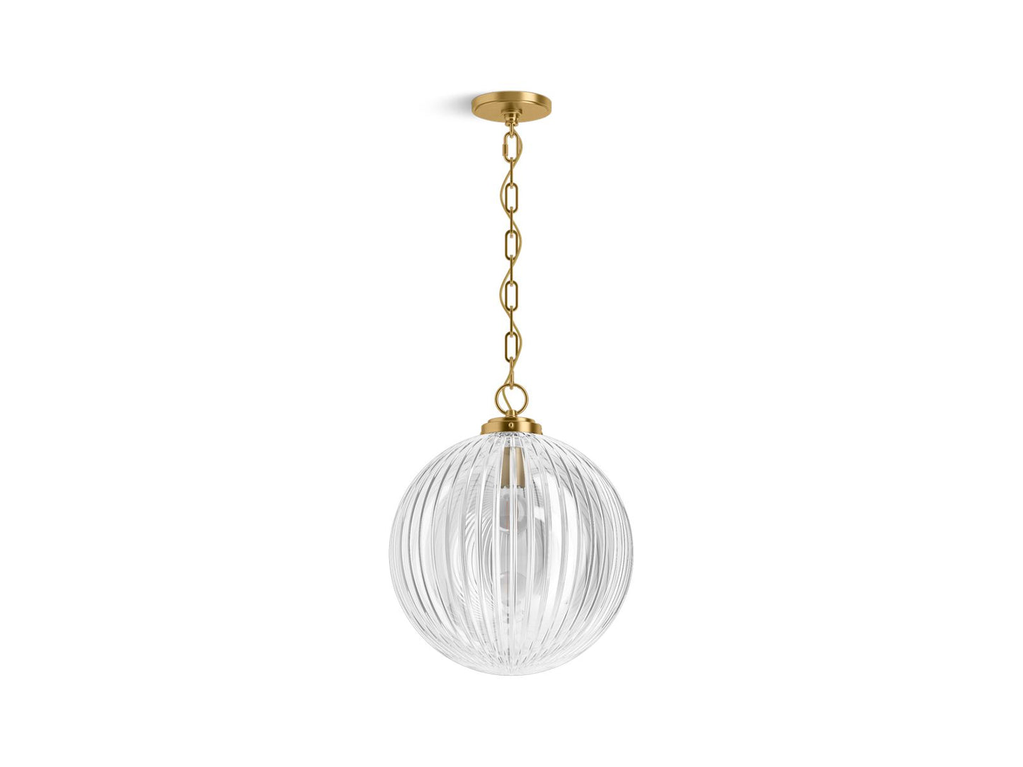 KOHLER K-32259-PE01-2GL Embra by Studio McGee 14" pendant - Brushed Moderne Brass