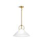 KOHLER K-32261-PE01-2GL Kernen By Studio Mcgee 18" Pendant In Brushed Moderne Brass