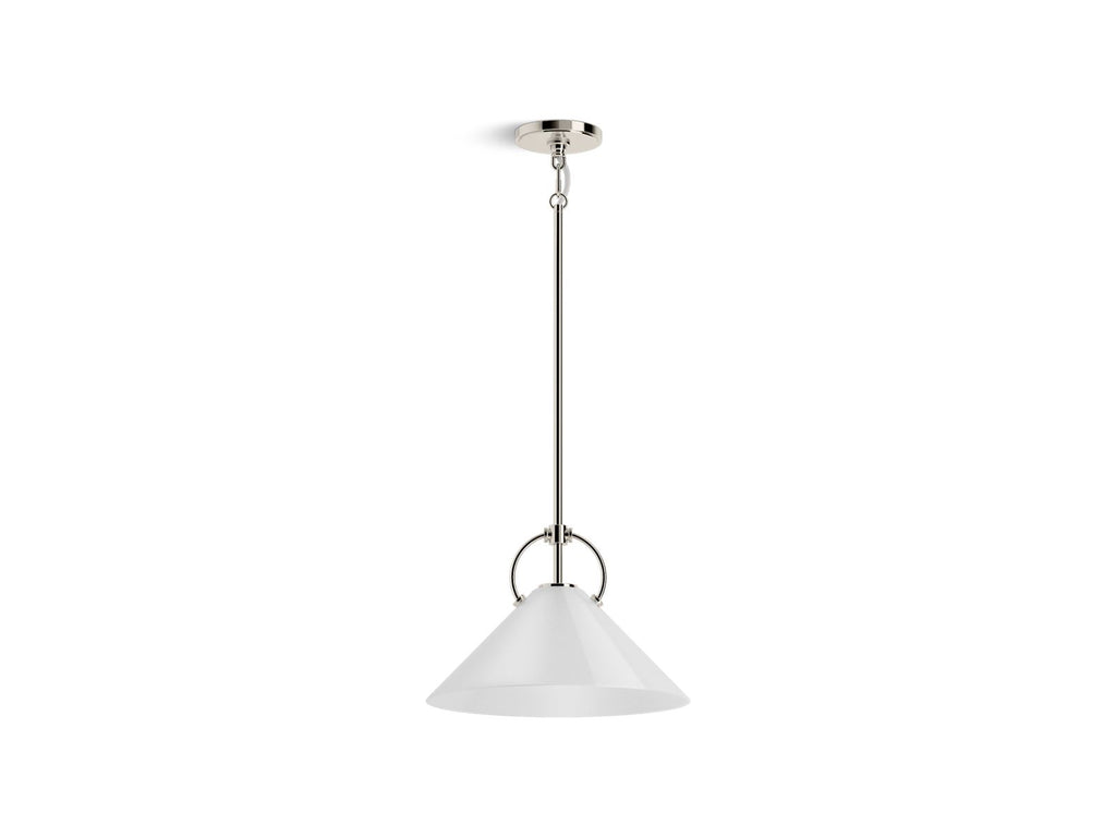 KOHLER K-32260-PE01-SNL Kernen By Studio Mcgee 14" Pendant - Polished Nickel