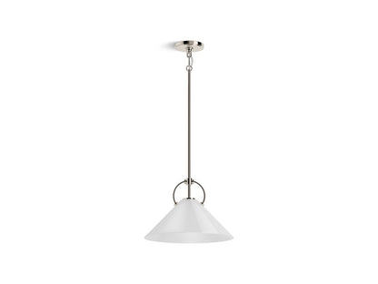 KOHLER K-32260-PE01-SNL Kernen by Studio McGee 14" pendant - Polished Nickel