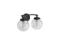 KOHLER K-32253-SC02-BLL Embra By Studio Mcgee Two-Light Sconce - Matte Black