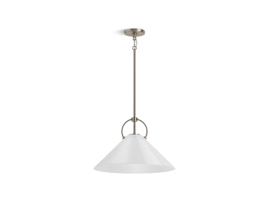 KOHLER K-32261-PE01-BNL Kernen By Studio Mcgee 18" Pendant In Brushed Nickel