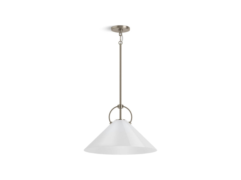 KOHLER K-32261-PE01-BNL Kernen By Studio Mcgee 18" Pendant - Brushed Nickel