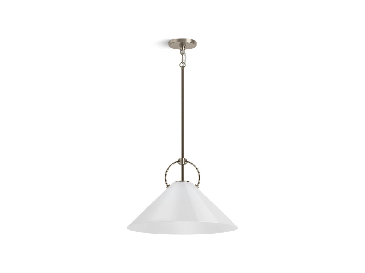 KOHLER K-32261-PE01-BNL Kernen By Studio Mcgee 18" Pendant - Brushed Nickel