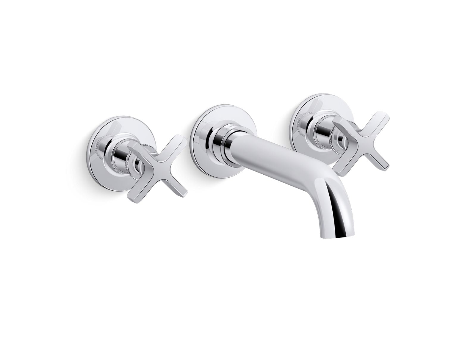 KOHLER K-T35910-3-SN Castia By Studio Mcgee Wall-Mount Bath Faucet Trim - Vibrant Polished Nickel