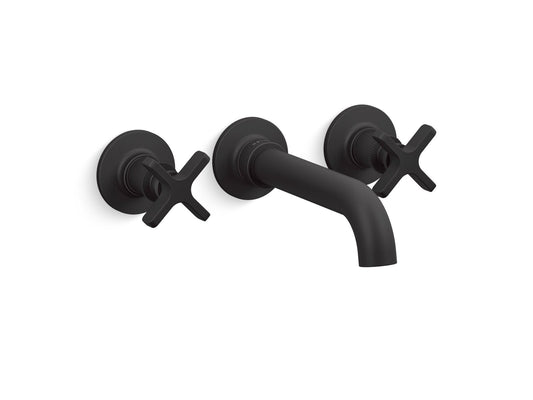 KOHLER K-T35910-3-BL Castia By Studio Mcgee Wall-Mount Bath Faucet Trim In Matte Black