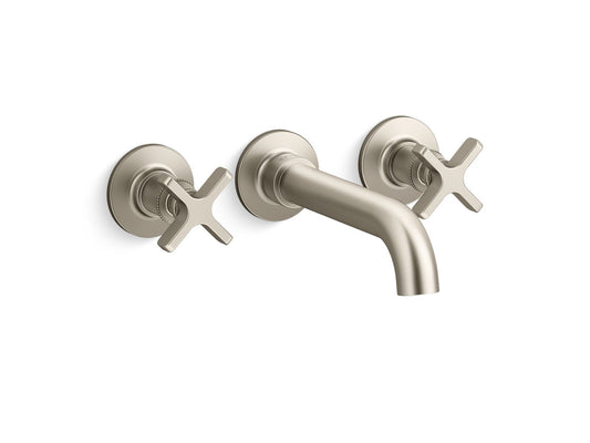 KOHLER K-T35910-3-BN Castia By Studio Mcgee Wall-Mount Bath Faucet Trim In Vibrant Brushed Nickel