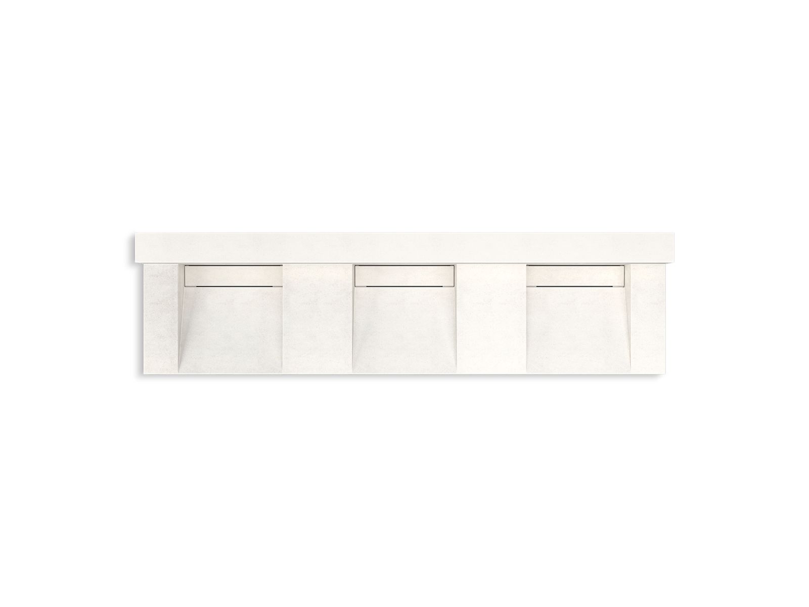 KOHLER K-81026-BSS-KCR Constellation 90" Wall-Mount Basin Lavatory System With Backsplash - Arrow Root
