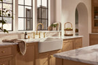 KOHLER K-28356-VS Edalyn By Studio Mcgee Two-Hole Bridge Kitchen Sink Faucet With Side Sprayer - Vibrant Stainless