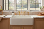 KOHLER K-28356-VS Edalyn By Studio Mcgee Two-Hole Bridge Kitchen Sink Faucet With Side Sprayer - Vibrant Stainless