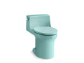 KOHLER K-5172-H15 San Souci One-Piece Compact Elongated Toilet With Concealed Trapway, 1.28 Gpf - 150Th Spring Green