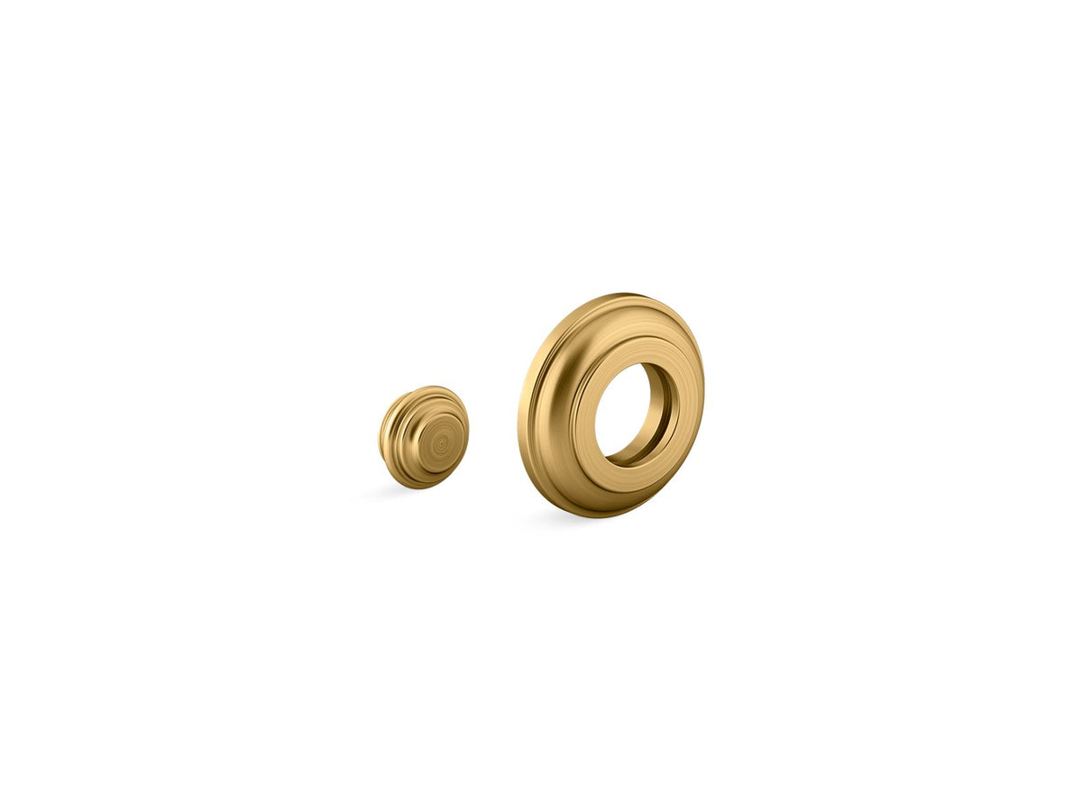 KOHLER K-76334-2MB Shower Arm Trim Kit, Traditional - Vibrant Brushed Moderne Brass