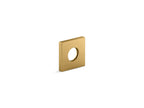 KOHLER K-76335-2MB Shower Arm Trim Kit, Square - Vibrant Brushed Moderne Brass