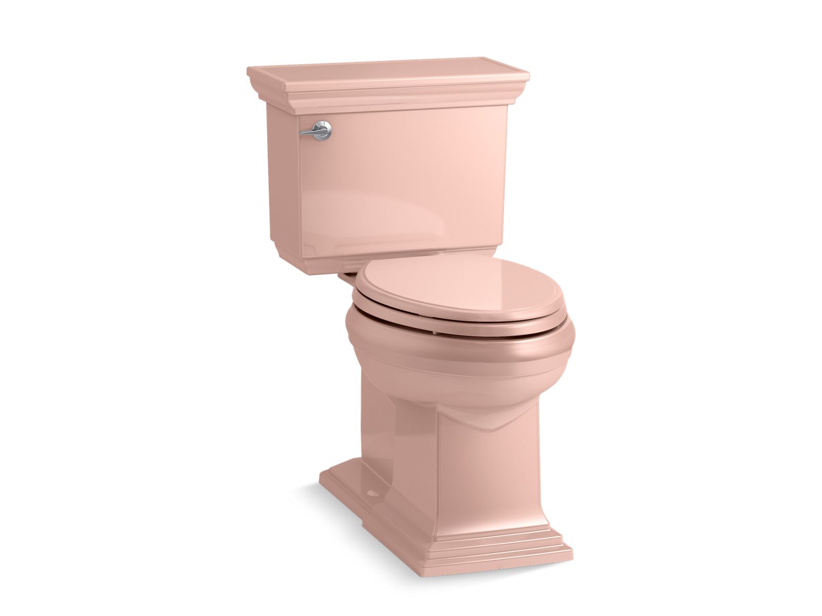 KOHLER K-6669-V10 Memoirs Stately Two-Piece Elongated Toilet With Concealed Trapway, 1.28 Gpf - 150Th Peachblow