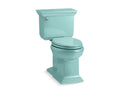 KOHLER K-6669-H15 Memoirs Stately Two-Piece Elongated Toilet With Concealed Trapway, 1.28 Gpf - 150Th Spring Green