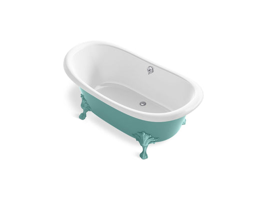 KOHLER K-21000-PSG-0 Artifacts 66-1/8" X 32-1/2" Freestanding Bath In 150th Spring Green