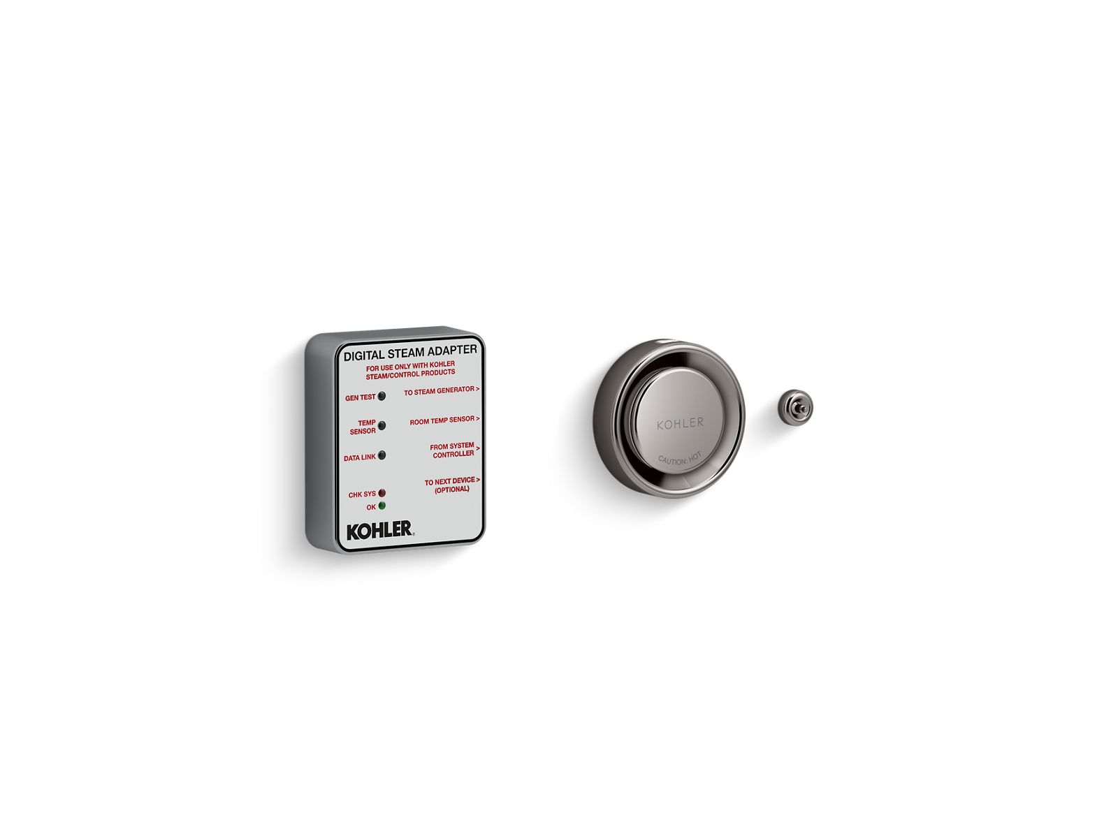 KOHLER K-5548-K1-TT Invigoration Series Digital Steam Adapter Kit - Vibrant Titanium
