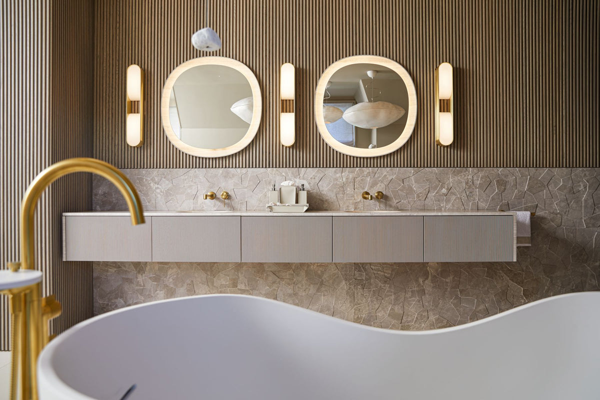 KOHLER K-T77984-4-BN Components Floor-Mount Bath Filler Trim With Lever Handles And Handshower - Vibrant Brushed Nickel
