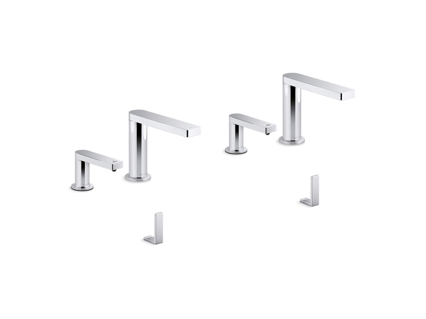 KOHLER K-181030-BC1-BL Composed Touchless lavatory faucets and soap dispensers for Constellation lavatory system, 0.5 gpm - Matte Black