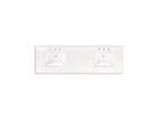 KOHLER K-35023-DAK Malin By Studio Mcgee 72" Bathroom Vanity Cabinet With Sinks And Quartz Top - Draper Oak