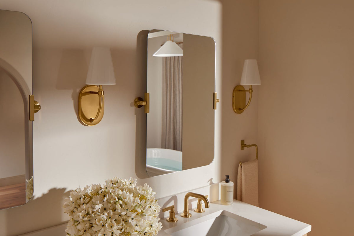 KOHLER K-32255-SC01-BLL Kernen By Studio Mcgee One-Light Sconce - Matte Black