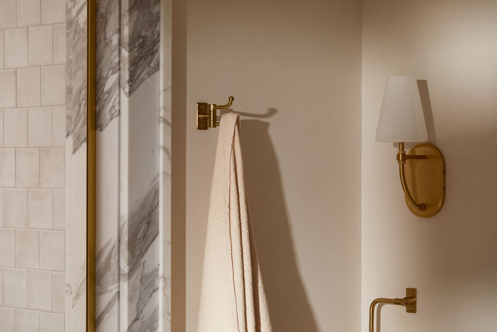 KOHLER K-35927-BL Castia By Studio Mcgee Double Robe Hook - Matte Black