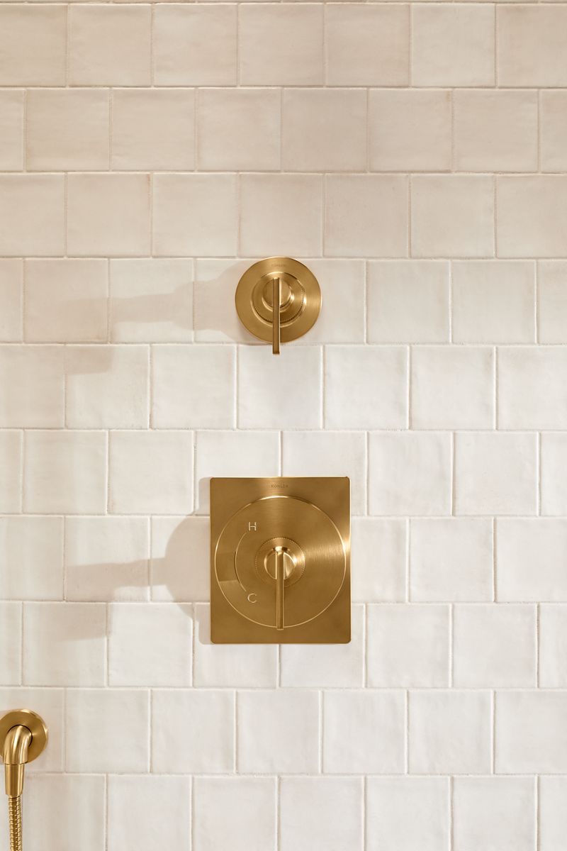 KOHLER K-TS35920-4-BN Castia By Studio Mcgee Rite-Temp Valve Trim - Vibrant Brushed Nickel
