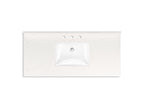 KOHLER K-35021-0 Malin By Studio Mcgee 48" Bathroom Vanity Cabinet With Sink And Quartz Top - White