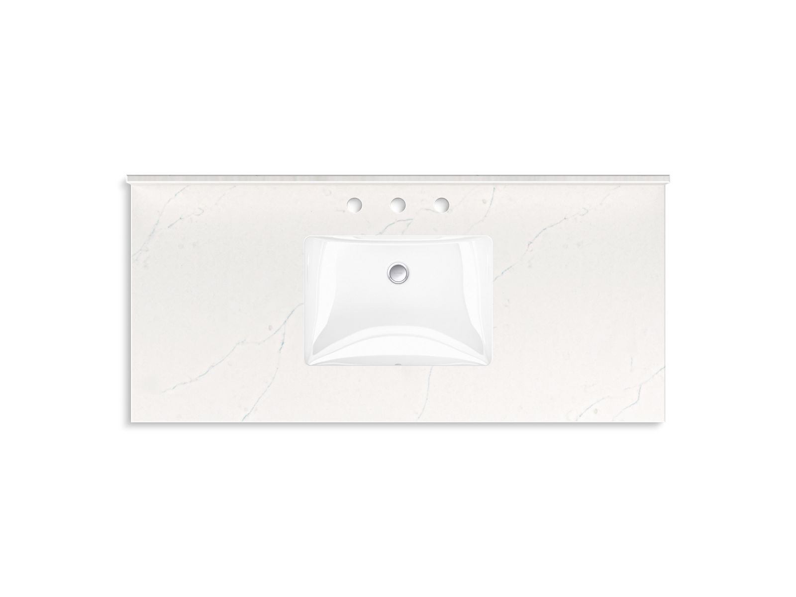 KOHLER K-35021-0 Malin By Studio Mcgee 48" Bathroom Vanity Cabinet With Sink And Quartz Top - White