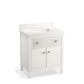 KOHLER K-35019-0 Malin By Studio Mcgee 30" Bathroom Vanity Cabinet With Sink And Quartz Top In White