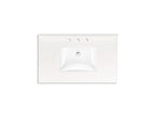 KOHLER K-35020-SWK Malin By Studio Mcgee 36" Bathroom Vanity Cabinet With Sink And Quartz Top - White Oak