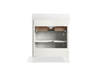 KOHLER K-35019-SWK Malin By Studio Mcgee 30" Bathroom Vanity Cabinet With Sink And Quartz Top - White Oak