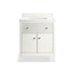 KOHLER K-35019-0 Malin By Studio Mcgee 30" Bathroom Vanity Cabinet With Sink And Quartz Top In White