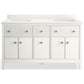 KOHLER K-35022-0 Malin By Studio Mcgee 60" Bathroom Vanity Cabinet With Sinks And Quartz Top In White