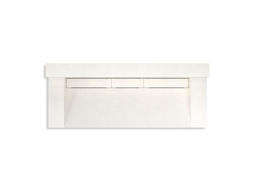 KOHLER K-81027-BSS-KCR Constellation 60" Wall-Mount Trough Lavatory System With Backsplash - Arrow Root