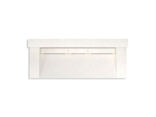 KOHLER K-81027-BSS-KCR Constellation 60" wall-mount trough lavatory system with backsplash - Arrow Root