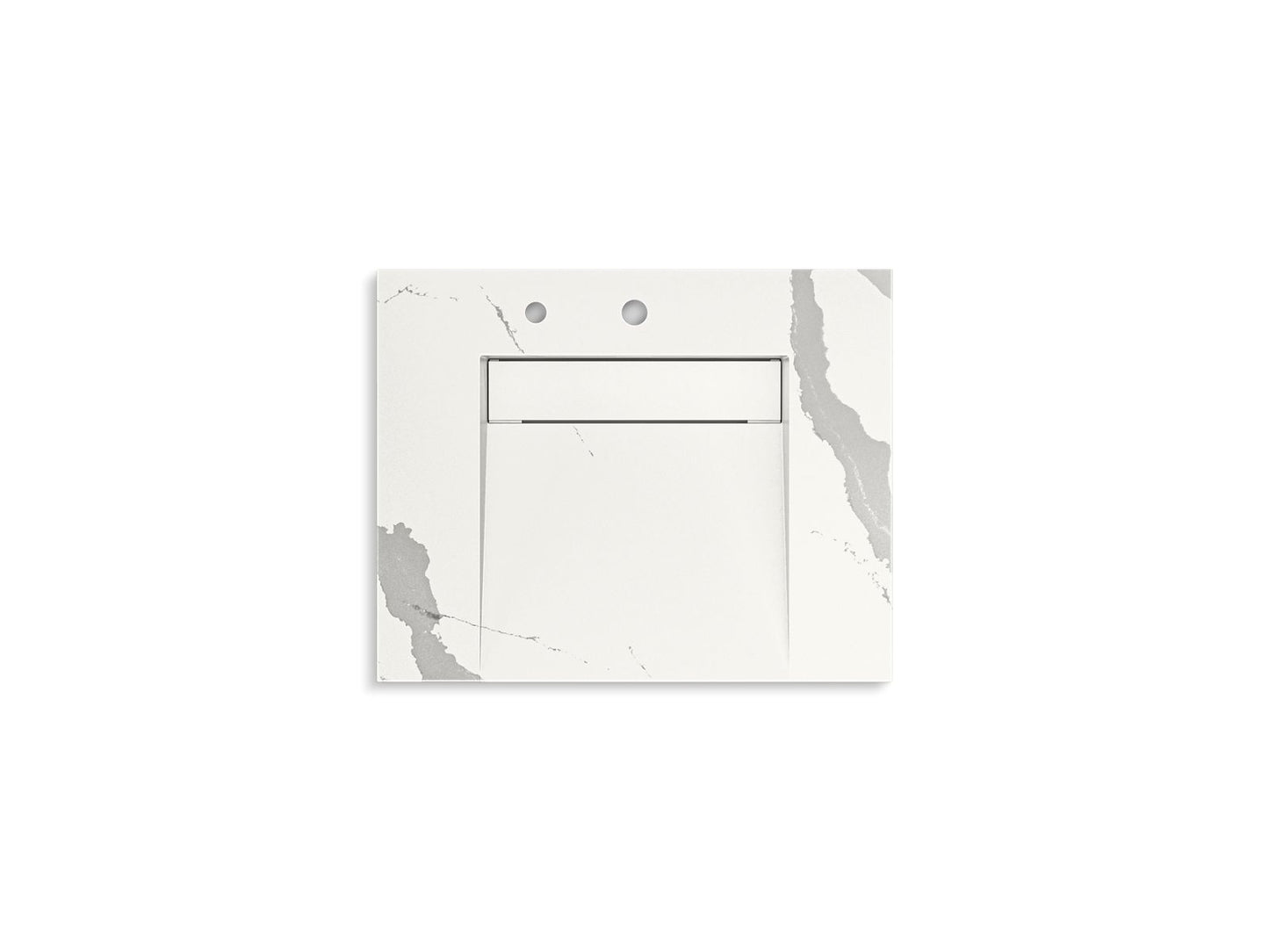 KOHLER K-81029-BSS-KEB Constellation 30" Wall-Mount Lavatory System In Et Bianco Cal