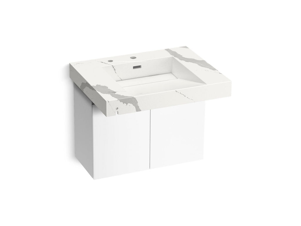 KOHLER K-81029-BPW-KEB Constellation 30" Wall-Mount Lavatory System - Et Bianco Cal