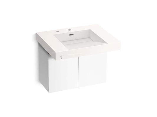 KOHLER K-81029-BPW-KCD Constellation 30" Wall-Mount Lavatory System In Designer White