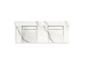 KOHLER K-81025-BSS-KEB Constellation 60" Wall-Mount Basin Lavatory System With Backsplash - Et Bianco Cal