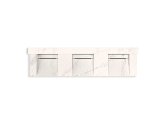 KOHLER K-81026-BSS-KEG Constellation 90" wall-mount basin lavatory system with backsplash - Et Cal Gold